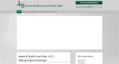 Desktop Screenshot of jones-smithlaw.com